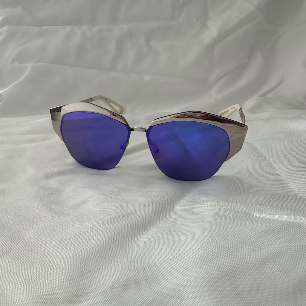 Christian Dior Mirrored Sunglasses Metal Frame